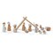 HABA Wooden Nativity Set - Family Keepsake Manger Scene & Nativity Set for Kids in Natural Colors - 13 Sturdy Beechwood Pieces - Made in Germany